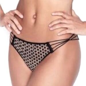 NWOT Black Starburst Panties M